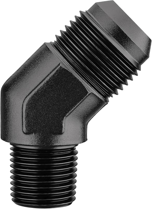 Adaptador de conexão 45° EVIL ENERGY 12AN macho para rosca 1/2" NPT – 1 unidade