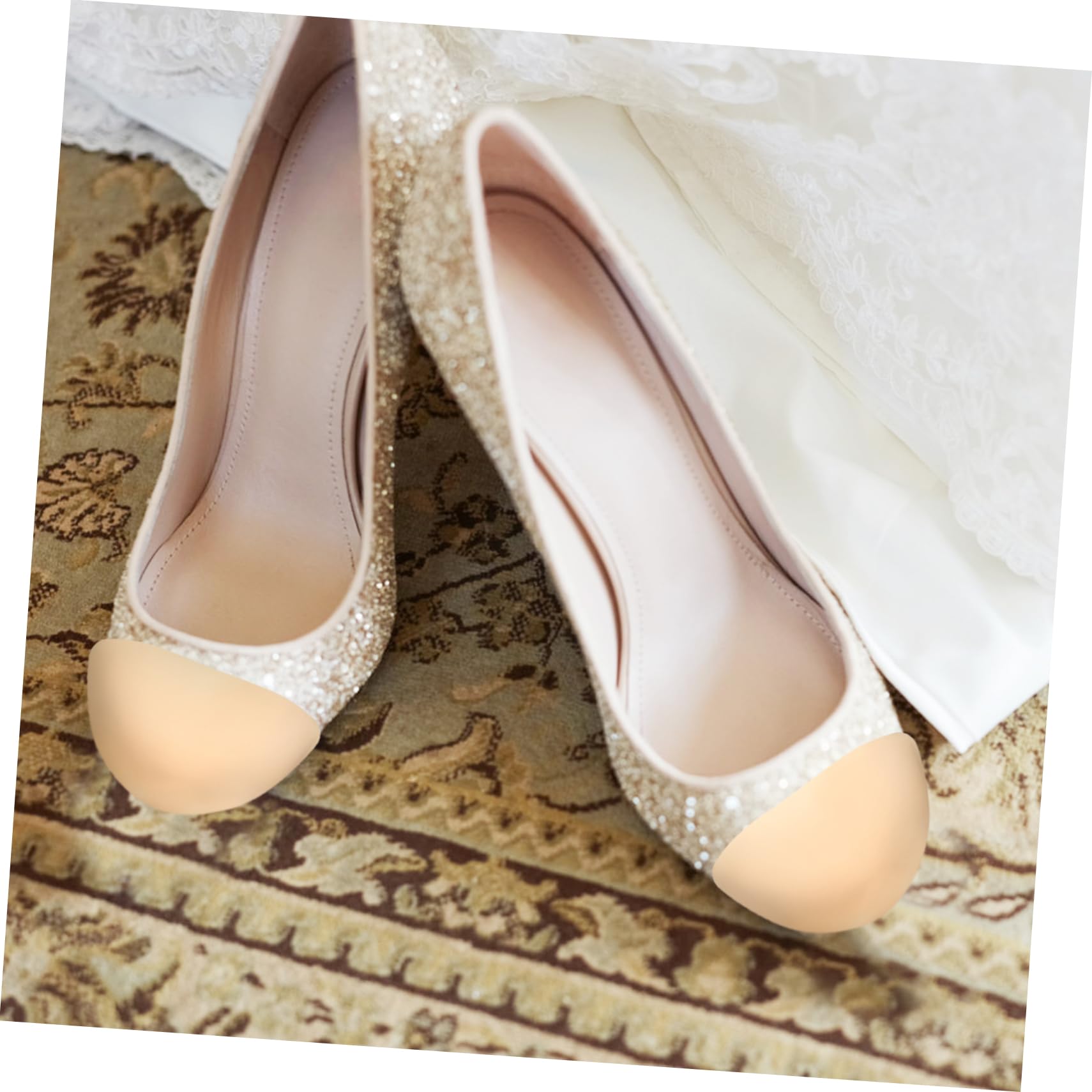SOIMISS Tacchi Per Le Scarpe Tacchi Punte Del Protezione Della Punta Dello Stivale Punta Decorativa Cappellini Punta In Copre Del