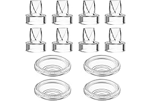 TSRETE BREAST PUMP PARTS: Compatible Duckbill Valves and Diaphragm for Enhanced Performance