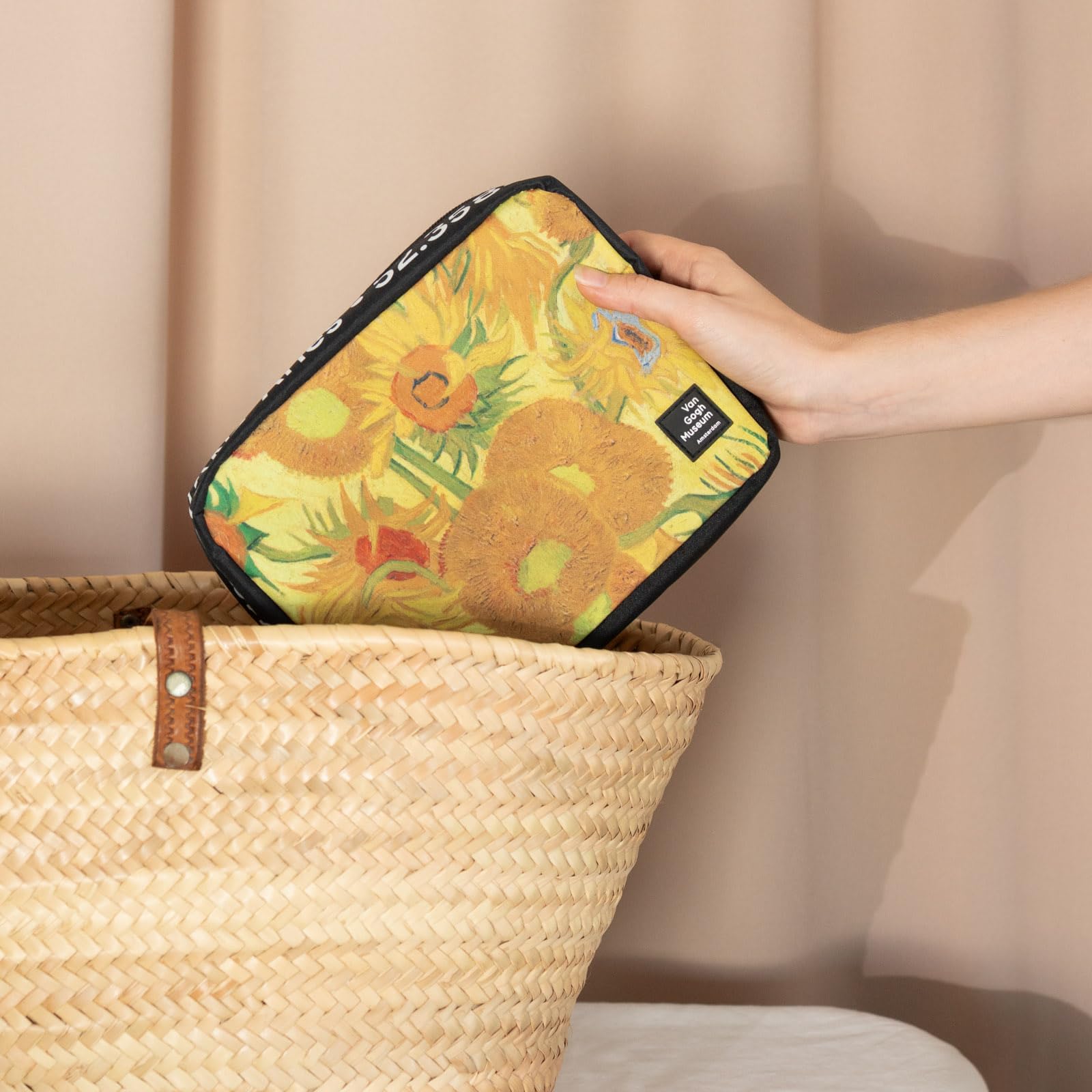 Grupo Erik Cosmetic Bag Van Gogh Museum | Cosmetic Case, Large Pencil Case, Cosmetic Pouch, Travel Toiletry Bag | Van Gogh Gifts Under 15 Pounds, Art Gifts For Women & For Men