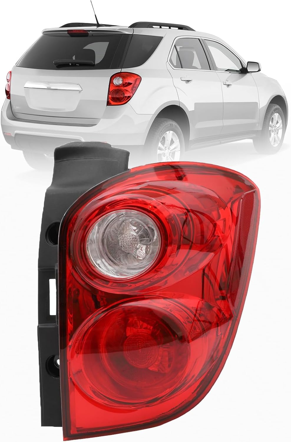 Tail Light Assembly Compatible With 2010 2011 2012 2013 2014 2015 Chevy Equinox Right Passenger Side Brake Rear Lamp Taillights Rear Lights