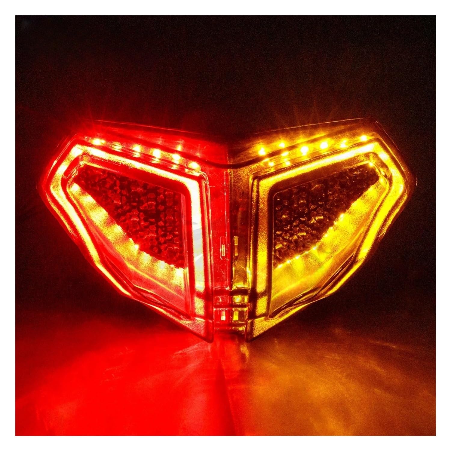 luz matricula Luces Traseras Freno Ajuste para 848 1098 1198 2007-2014 Luz Trasera LED para Motocicleta Indicador De Señal Giro Trasero Integrado 2008