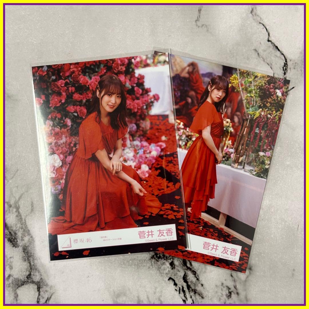 Amazon.co.jp: 櫻坂46 生写真 菅井友香 流れ弾 MVロケーション