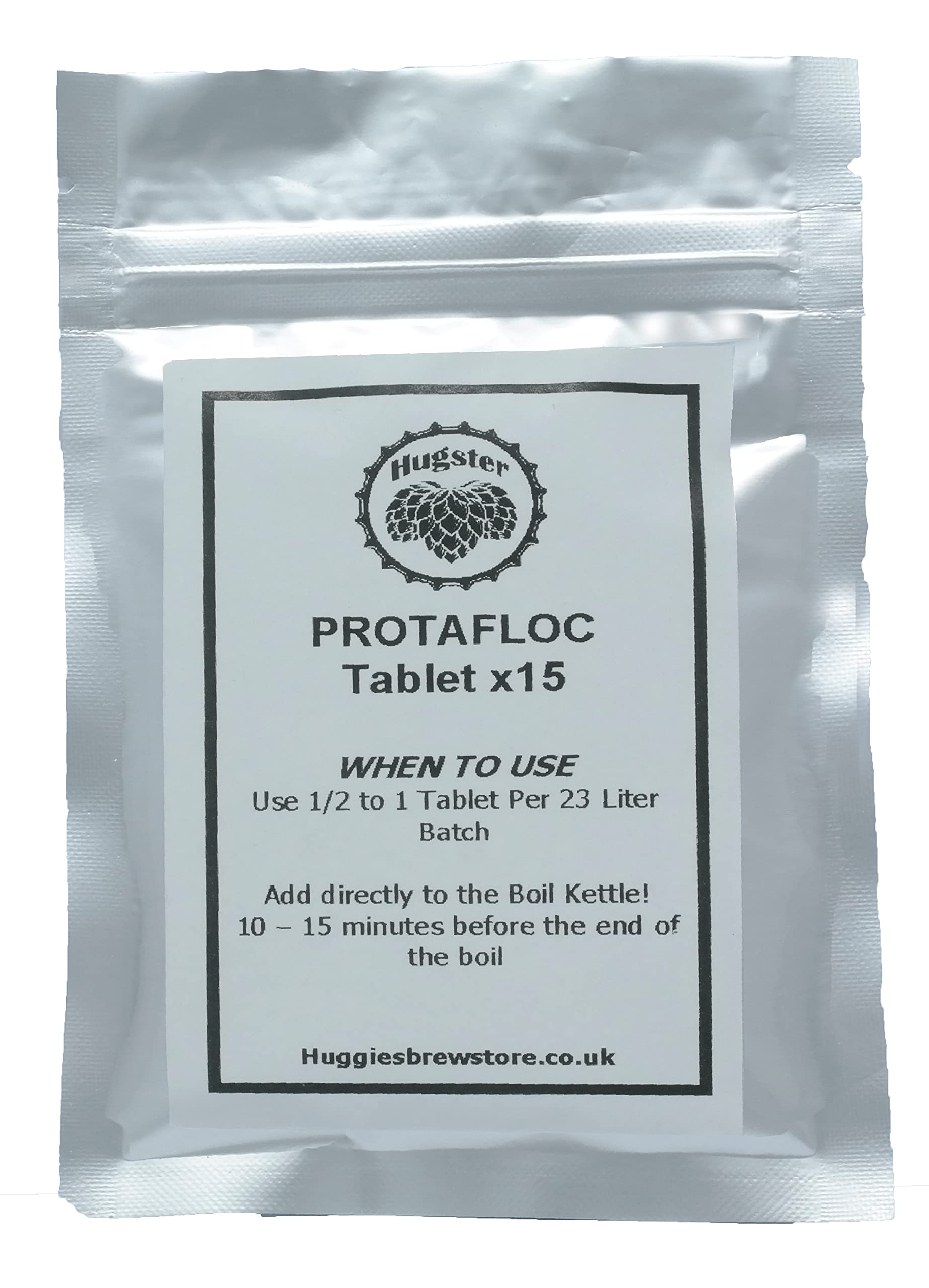 Hugtster Protafloc/Whirlfloc - Kettle Copper Finings Used for Clearing Wort When Boiling Home Brew - Carrageena/Protofloc (15)