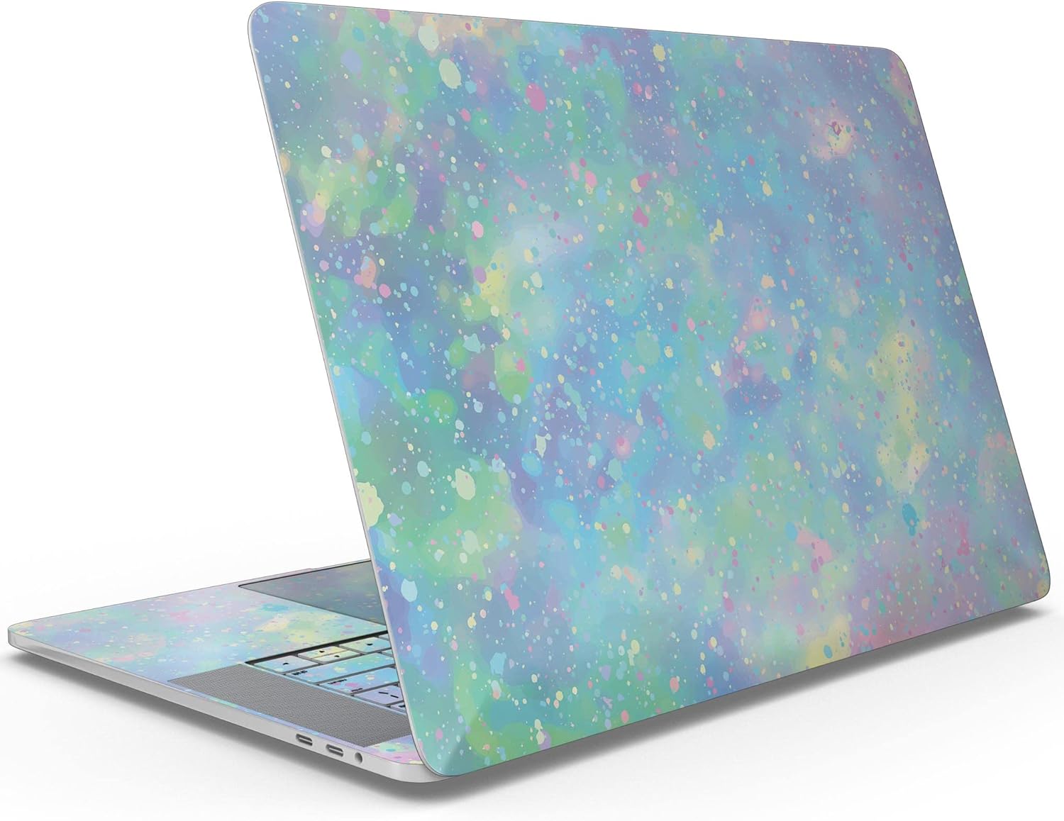 DesignSkinz - Splattered Opal Gemstone V1 - Full-Body Wrap Protective Decal Skin Kit Compatible with MacBook 13" Pro M1 (A2338)