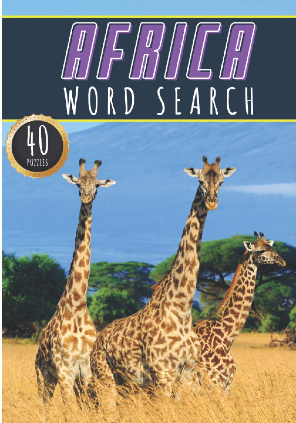Africa Word Search 40 Fun Puzzles With Words Scramble Adults ...