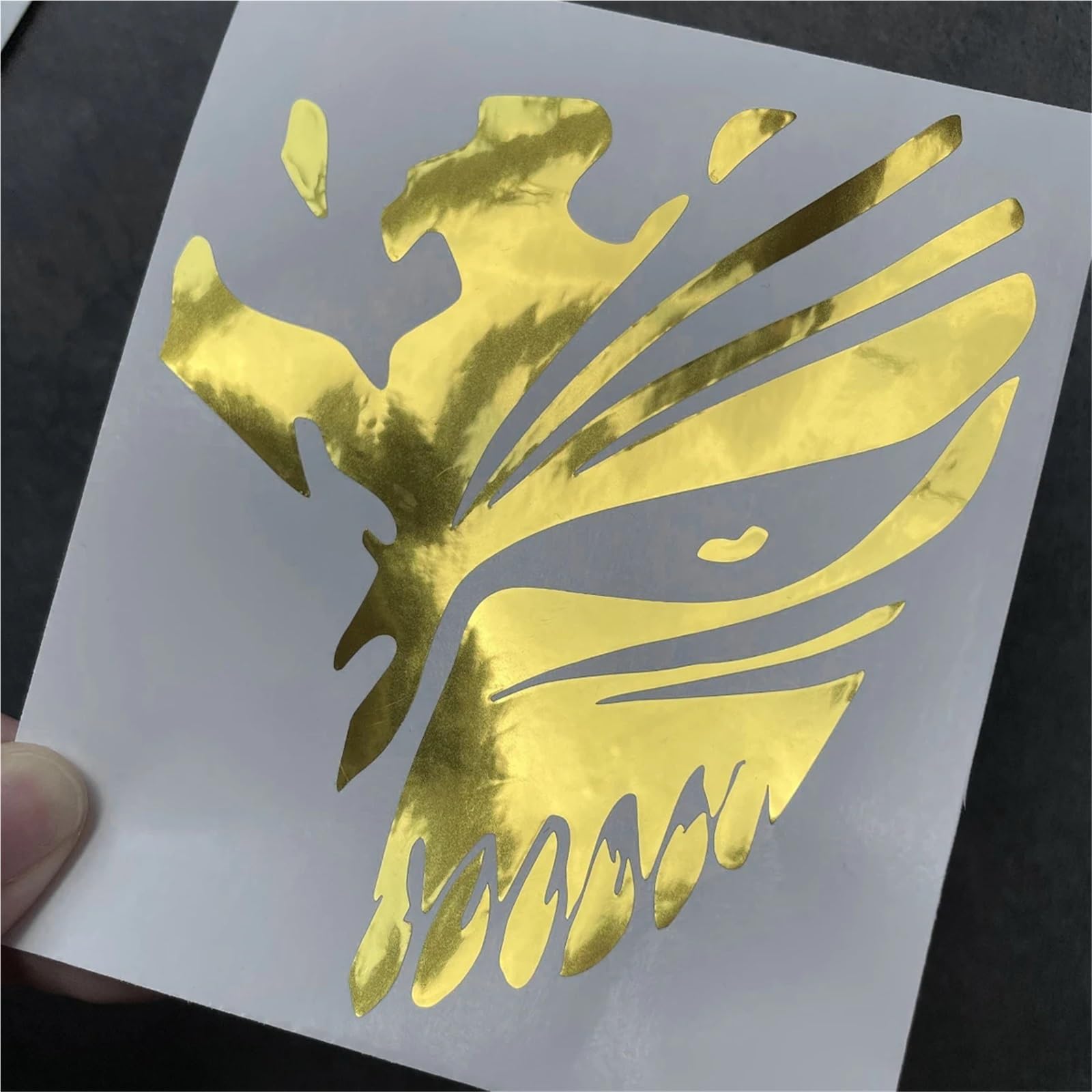 HAfgDJ Reflective Motorcycle Stickers for Helmets, Windshields, Tail Boxes, Body, Fuel Tanks, Racing and Riding Decals