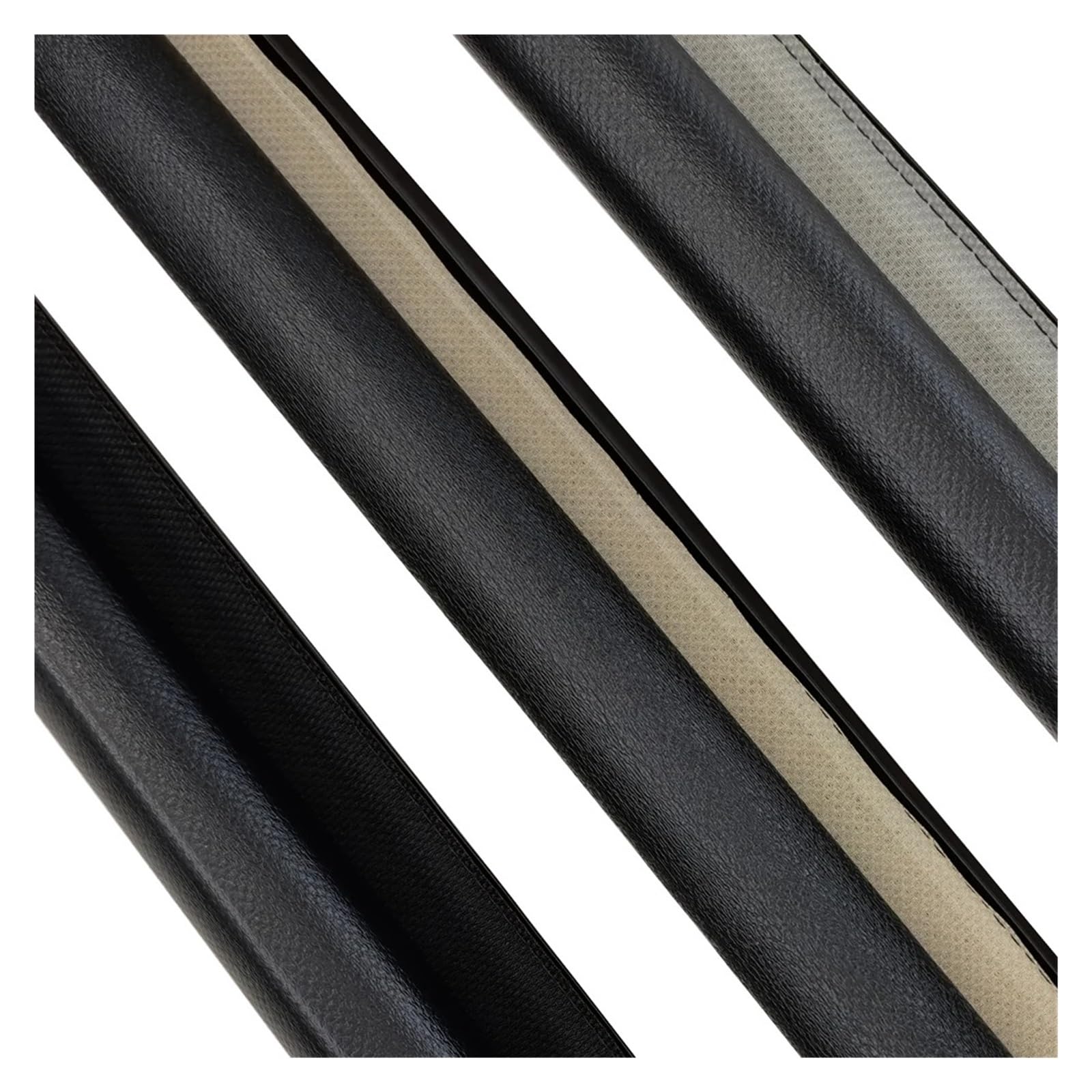 Rideau de Mise à Niveau de Pare-Soleil Complet pour Toit ouvrant panoramique de Voiture, Compatible avec Audi Q5/VW Tiguan Variante Touran Golf Passat Sharan avec Tuyau en Plastique(Nero)