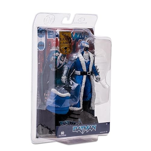 Miniatura 9 de DC Multiverse Batman Santa (Blue) Gold Label 7in Action Figure McFarlane Toys