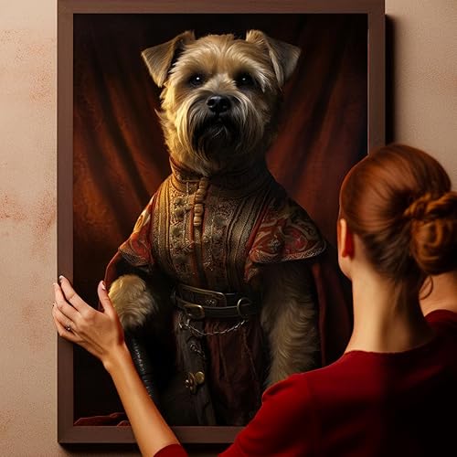 Miniatura 321 de Thuan Chow Chow Retrato de mascota con disfraz real de perro en un disfraz retrato de perro con vestimenta Retrato medieval de mascota retrato