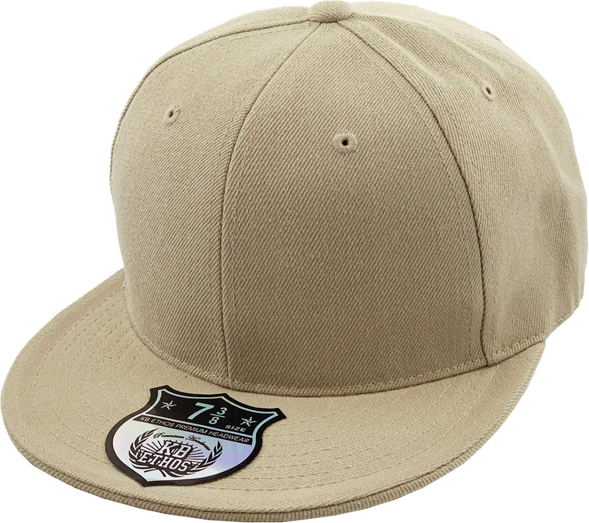 KBETHOS The Real Original Fitted Flat-Bill Hats True-Fit, 9 Sizes & 20 Colors