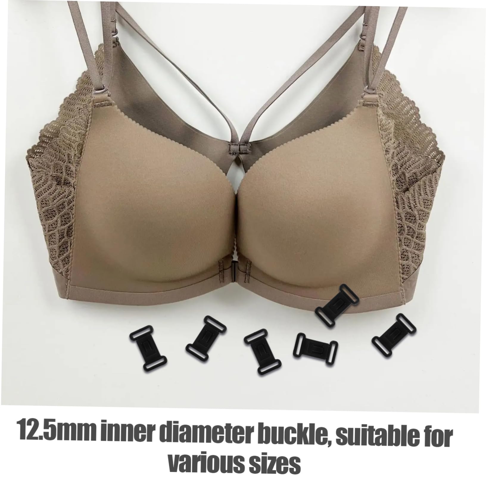 500 Sets BH-Haken Ersatz-BH-Schnalle Für Damen BH-Clip Für Damen Täglicher Gebrauch BH-Schnalle Tragbarer BH-Haken BH-einsteller Kompakt