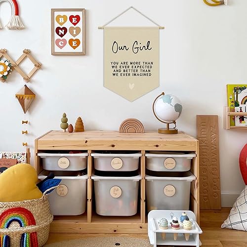 Miniatura 29 de Decoración de pared azul marino para habitación de niños, decoración de pared para dormitorio de niños, decoración de habitación de niños, Azul