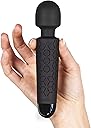 Yarosi Micro Personal Massage Wand Smallest Strongest Handheld Cordless Massager, Strong Powerful Compact Perfect For Travel, Magic Stress Away, All Body Back Legs Hand Pains Sports Recovery