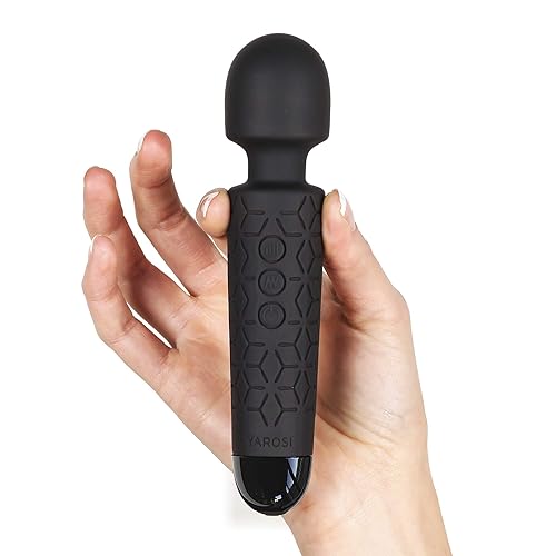 Yarosi Micro Masseur - Le plus puissant pouvoir vibratoire thérapeutique - un cadeau de voyage - Parfait pour la récupération musculaire personnelle après le sport - USB - Noir