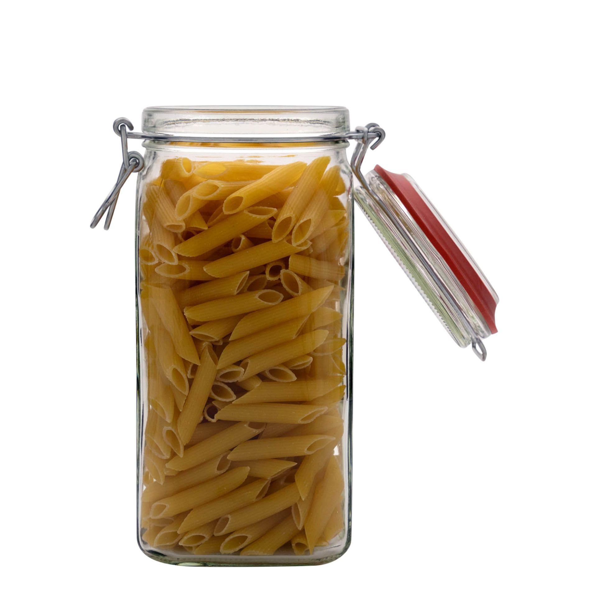 12 Drahtbügelgläser 1540ml | luftdichte Vorratsgläser, Einmachgläser | Ideal zur Aufbewahrung von Lebensmitteln in der Küche | Mehl, Zucker, Kaffee, Pasta, Reis, Müsli | Made in Germany