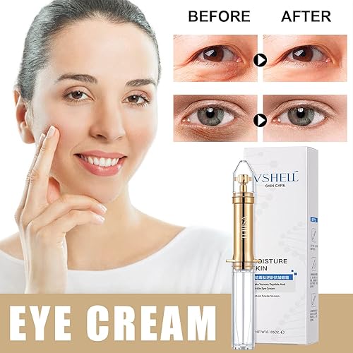 Miniatura 4 de KBTPMTL Vshell Snake Venom Essence - Crema de ojos antiarrugas con péptido, ilumina el tono de la piel en la zona debajo de los ojos, mejora las