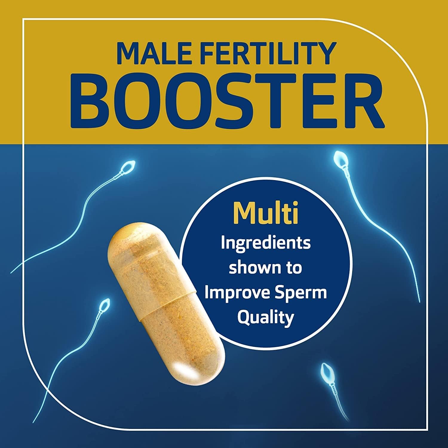 ExSeed Multivitamin Tablets for Men, Daily Supplements for Male Fertility Support & Sperm Health, Semen Quality Booster - Image 3