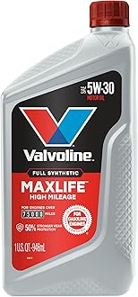 Full Synthetic High Mileage with MaxLife Technology 5W-30 Motor Oil 1 Quart