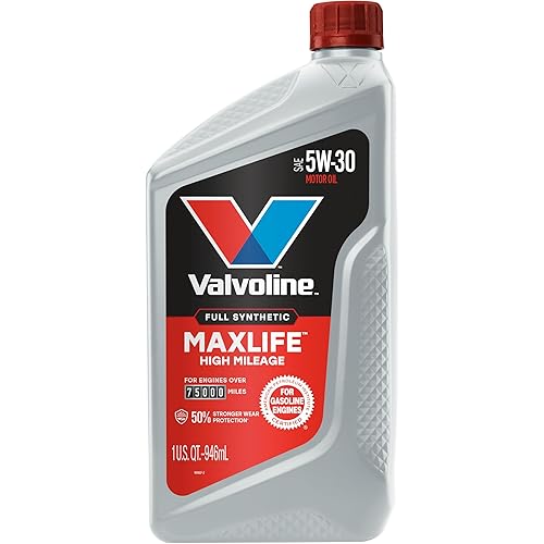 Valvoline MaxLife High Mileage Full Synthetic 5W-30 Motor Oil 1 Quart