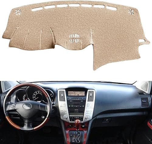 Miniatura 2 de Tapete de cubierta de tablero para Lexus RX330 2004-2006, RX350 2007-2009, RX400h 2006-2008, protector de alfombra (beige) F82
