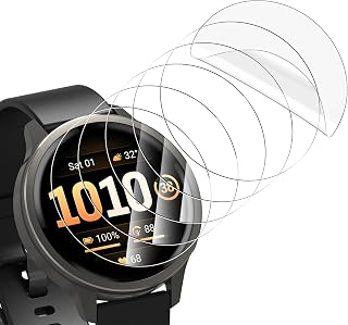 WD&CD 6 sztuk ochraniacz ekranu kompatybilny z Garmin Venu 4 45 mm, elastyczna folia TPU HD, wysoka rozdzielczość, łatwa instalacja