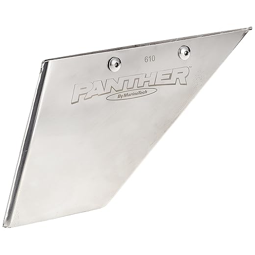 Sierra International 35-SS610 Marine-Grade Stainless Steel Panther Safe-Skeg for Mercruiser Alpha 1 Gen II Drives, 1991 to Present , Black