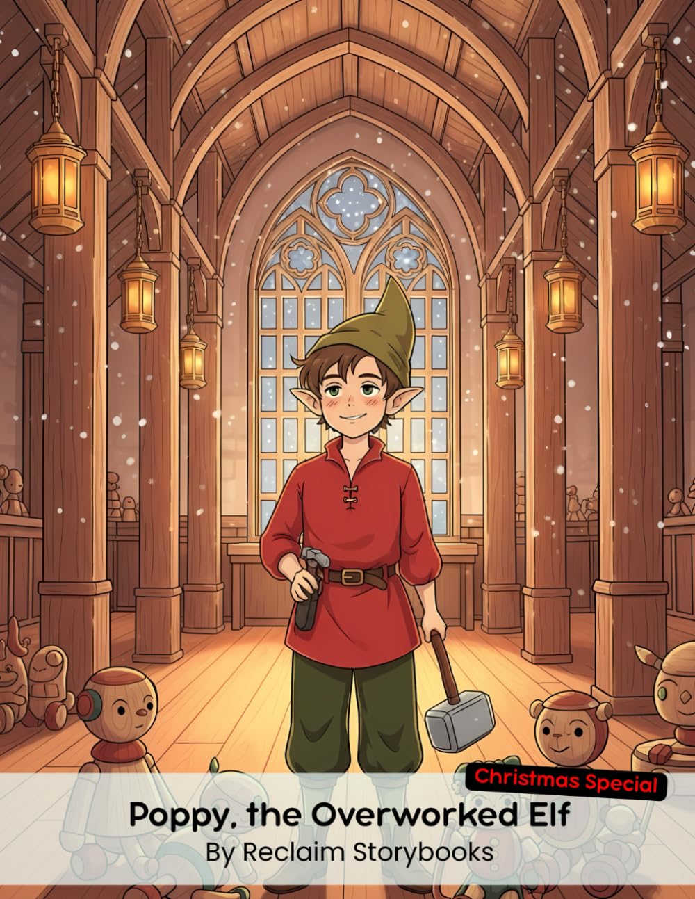 Poppy, the Overworked Elf: Storybook about - The Importance of Rest and Recovery, with valuable life lessons and moral values (8.5 x 11”)