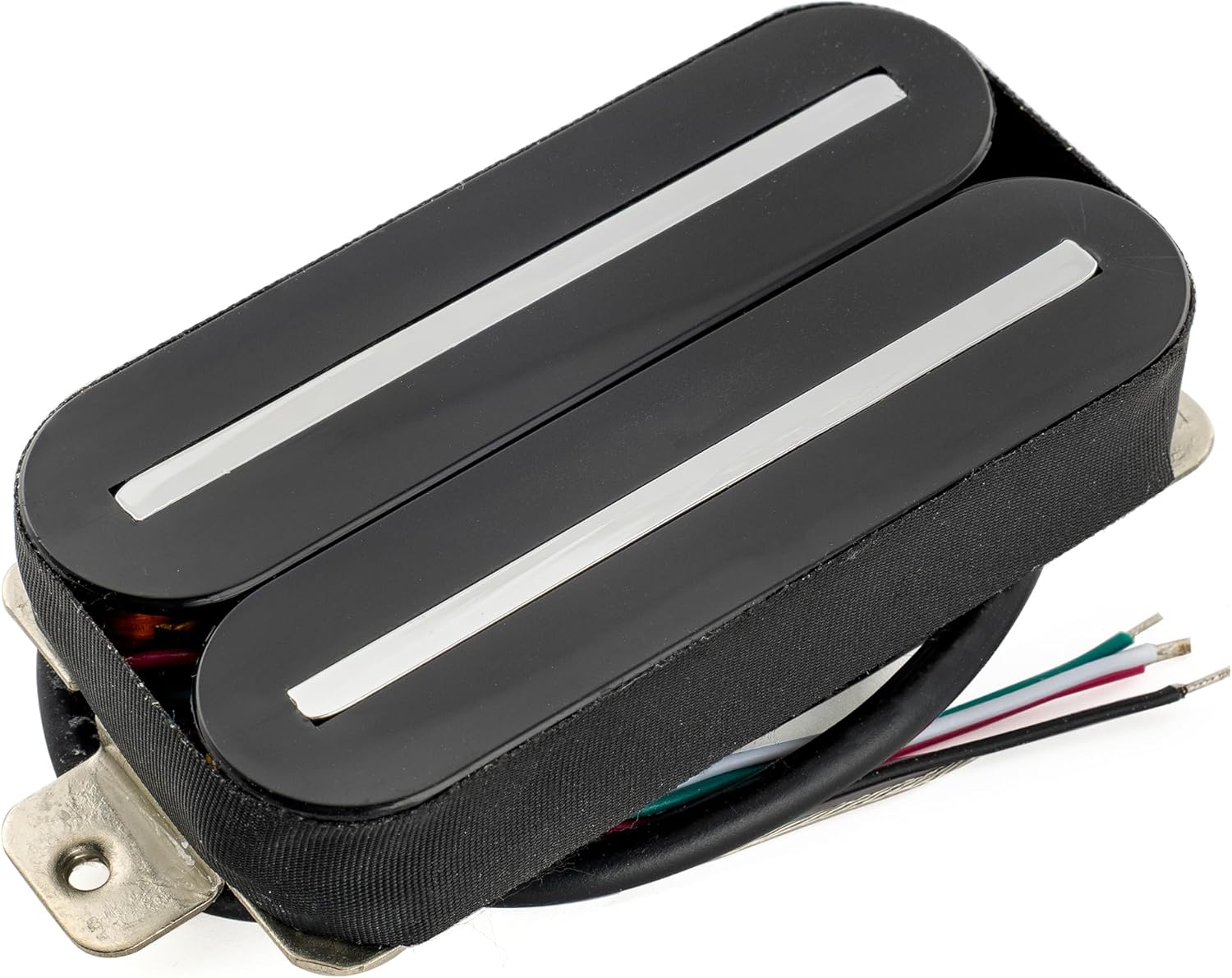 Musiclily Pro HH-DJRC Ceramic Rail Blade Humbucker Neck Bridge Pickups Set 8K/14.5K for Electric Guitar, Black