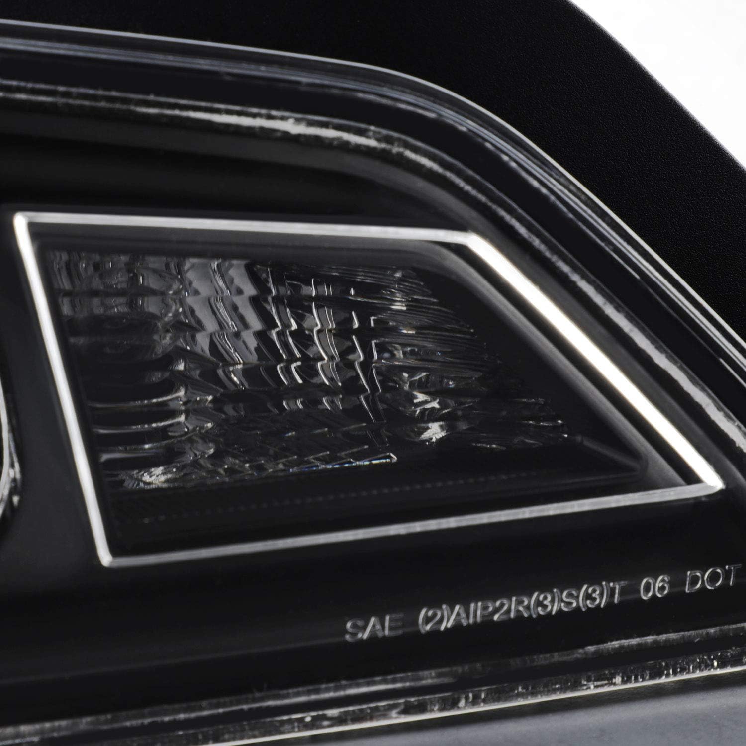 AKKON - Fit 2008-2013 Infiniti G37 / 2014-2015 Q60 Coupe OE Pair Tail Lights Rear Lamps Assembly [Black Housing]