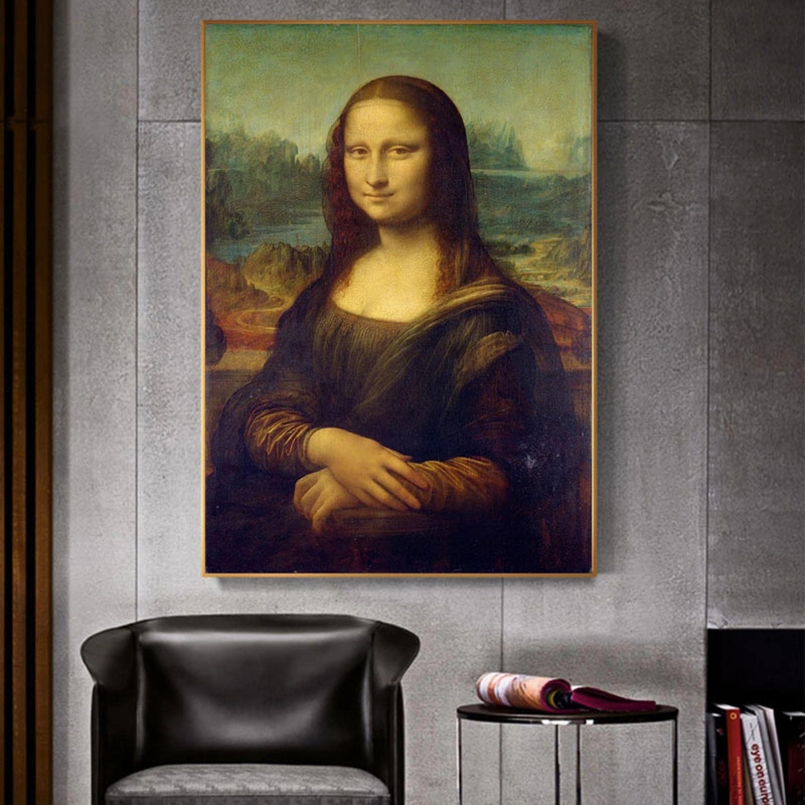 Amazon.co.jp: レオナルドダヴィンチによるモナリザの笑顔有名な絵画