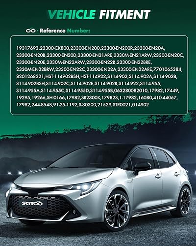 Miniatura 67 de SCITOO Arrancadores Nuevo Ajuste para Nissan Frontier Pickup Xterra 2002 2003 2004 3.3L 17859