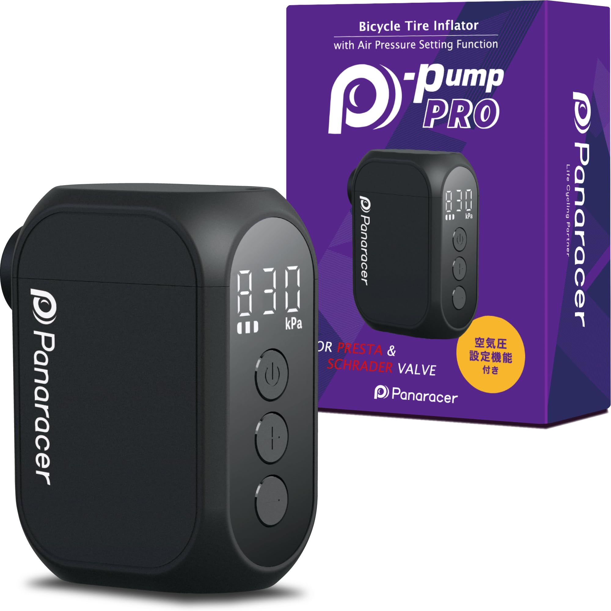 Amazon | パナレーサー(Panaracer) 自転車 空気入れ P-pump PRO 電動