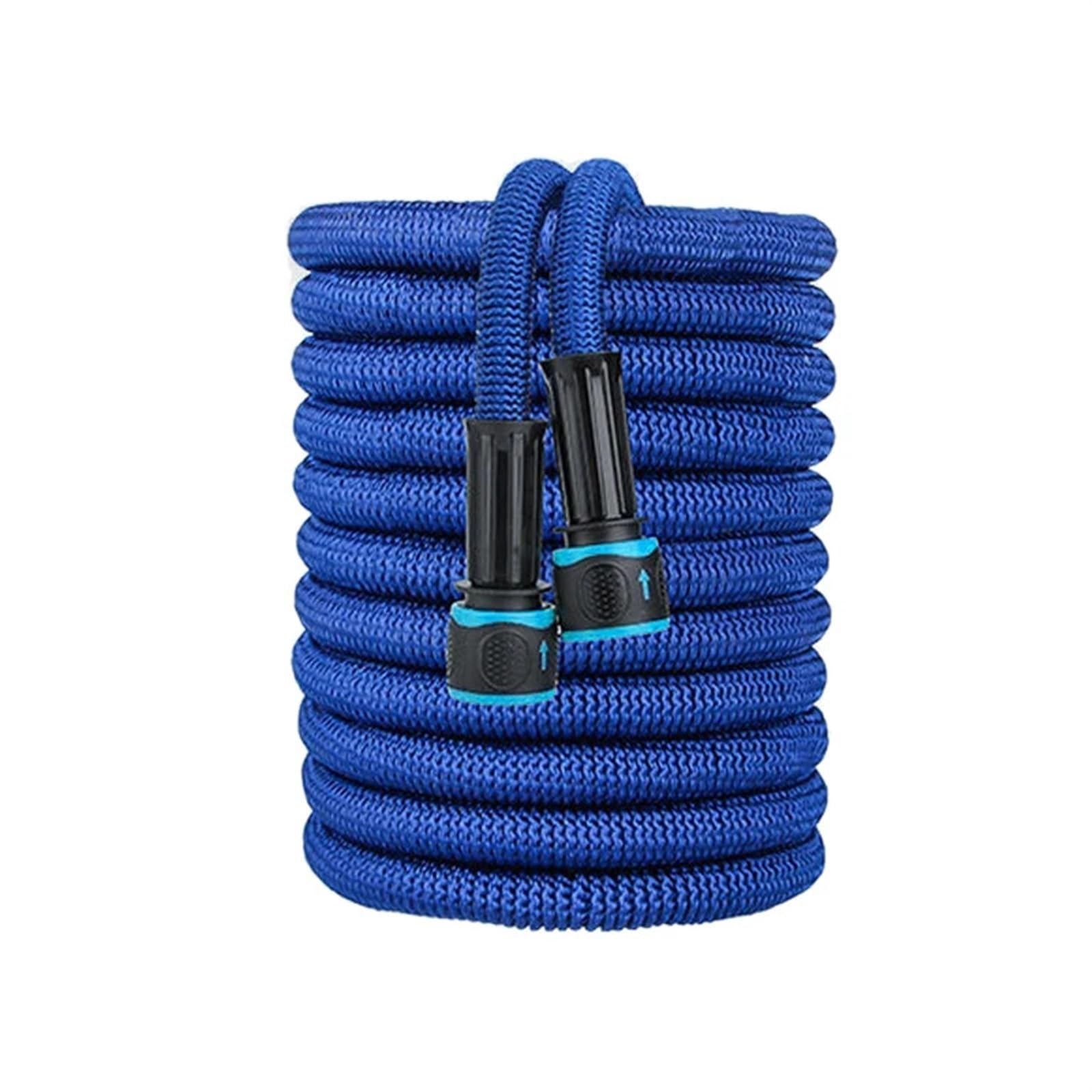 Itrhjtgp Blue Hose Pipe 25-100Ft Garden Watering Hose Quick Connector Water Expandable Car Wash Cleaning Flexible Pipe Irrigation Tool For Gardening(,75Ft-22.5M)
