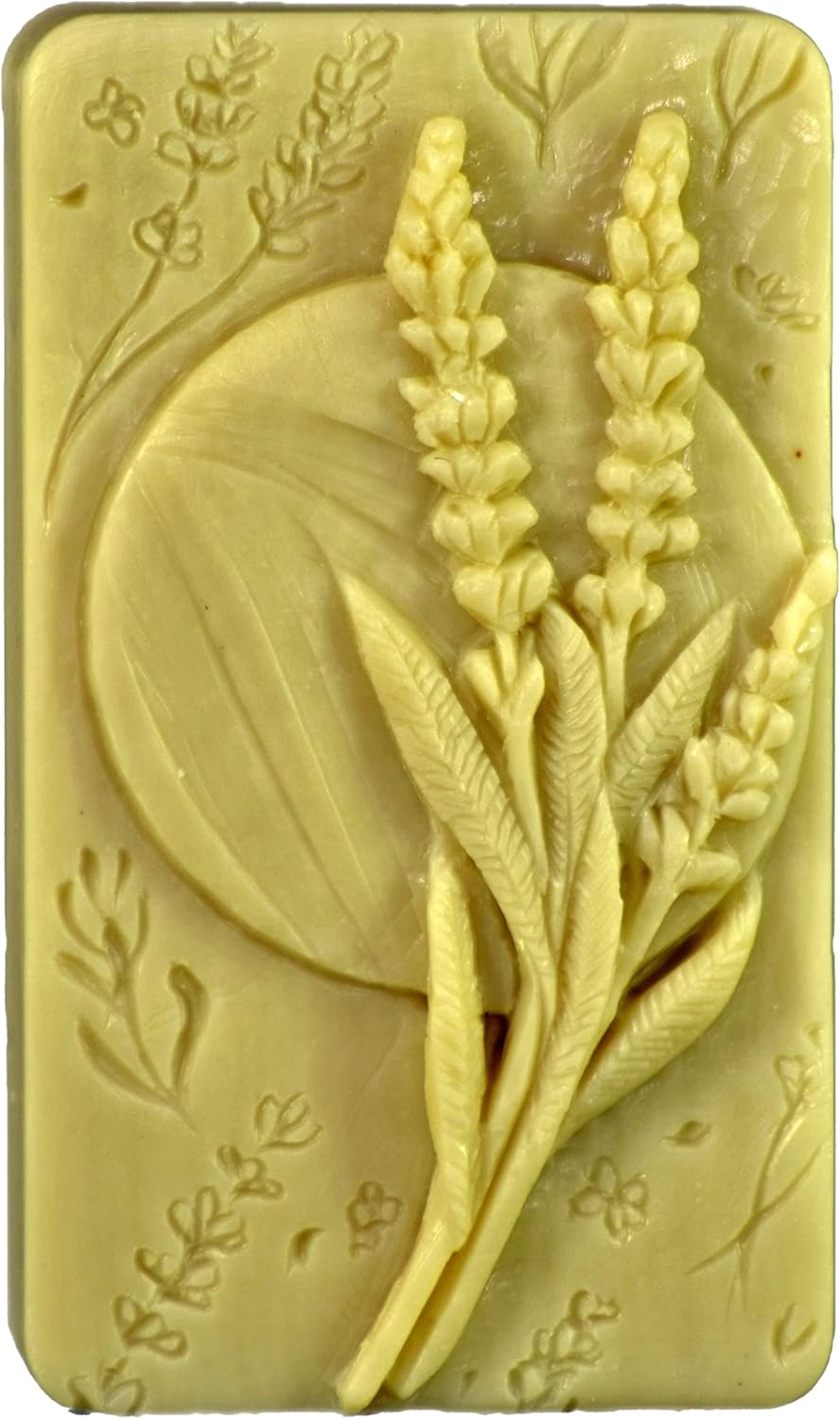 ARTCRAFTMOLDS Lavender Silicone Mold for SOAP Making, Candle, Resin, Clay, Plaster and Other Crafts