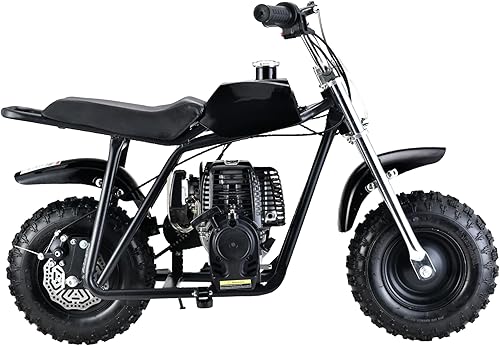 Miniatura 3 de SYX MOTO Mini motocross MT6 de 4 tiempos y 50 cc, con arranque de tracción aprobada por la EPA (negro)