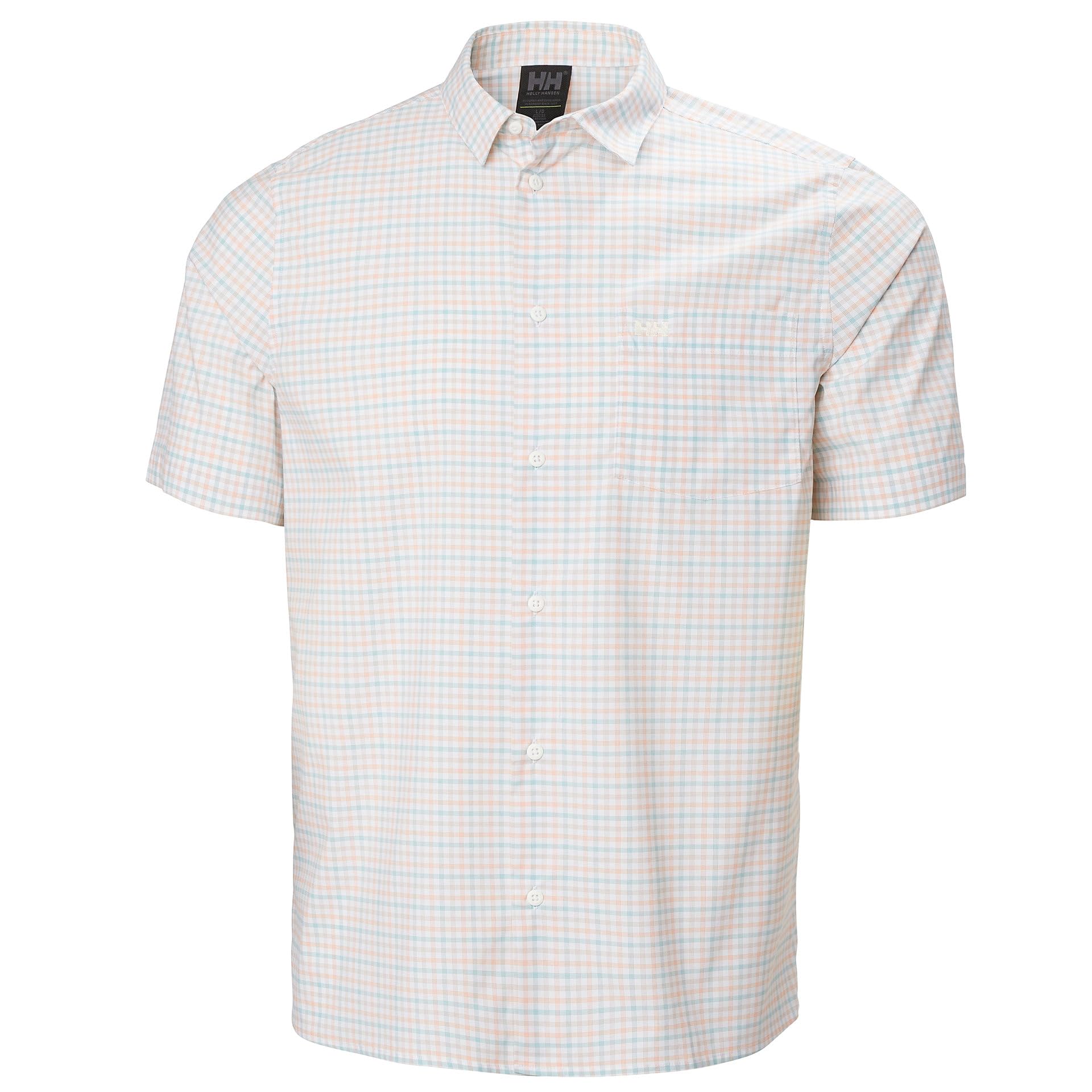 Helly Hansen Men's Fjord QD SS Shirt 2.0, White, XL