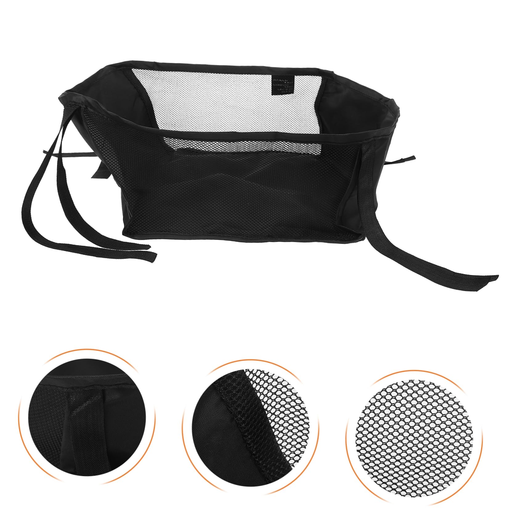 Cestino Portaoggetti Inferiore per Passeggino in Panno Oxford, Borsa Organizer Tasche Multiple per Passeggino e Auto Ragazzo Ragazza