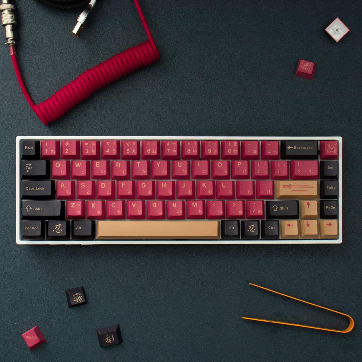 Set di 150 tasti giapponesi con profilo Cherry PBT Dye Sub Mecha