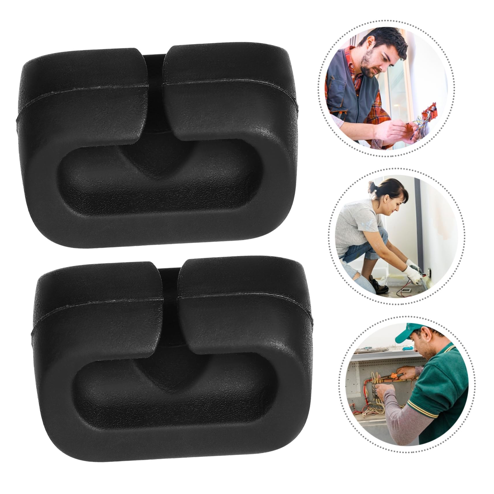 Hemobllo 60stücke Kabelclips Selbstklebend Für Kabelmanagement Organizer Für Ladekabel Usb-datenkabel Und Audiokabel Praktische Halterungen Zur Fixierung Von Kabeln