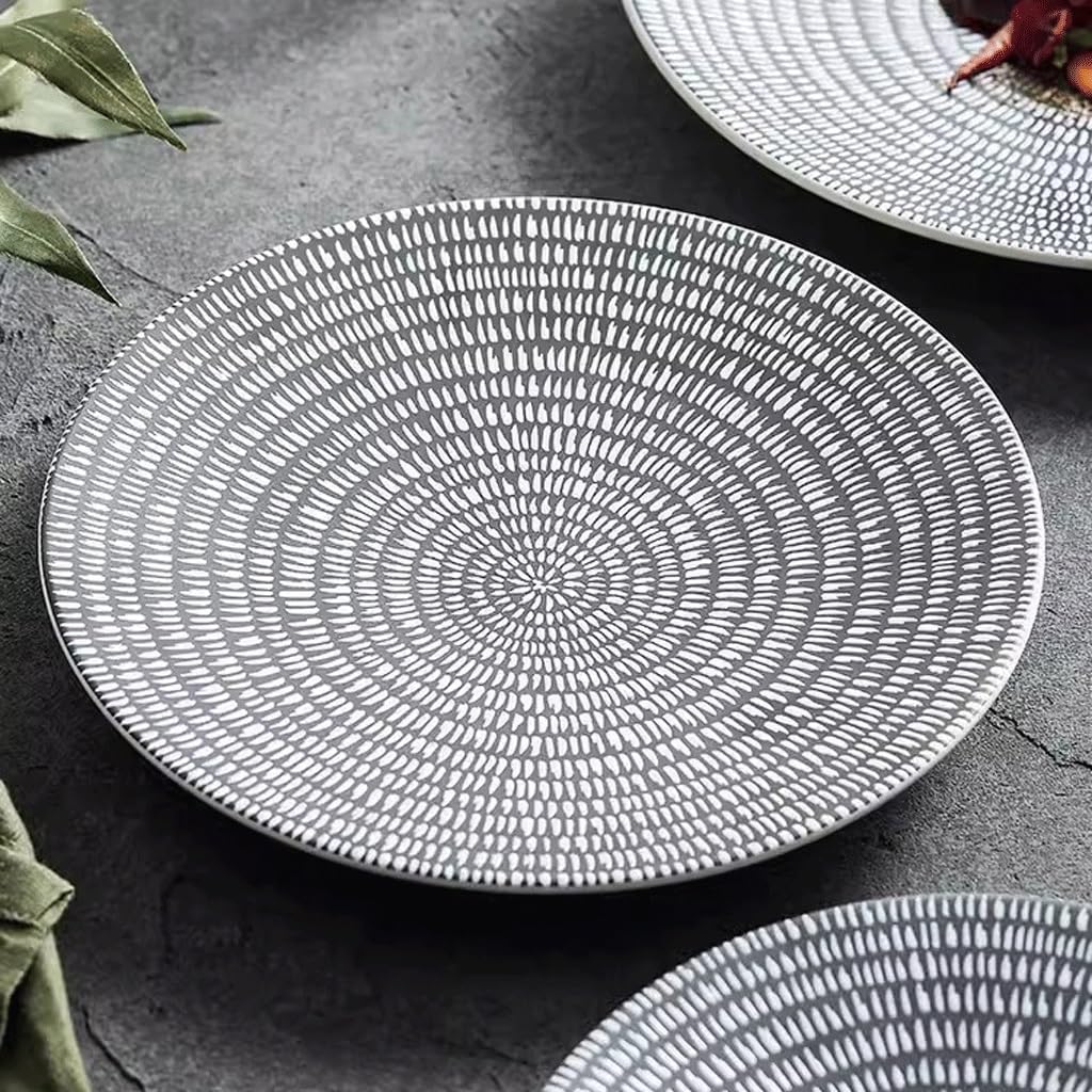 Forniture Per Feste Piatto da bistecca occidentale creativo Piatto di pasta Piatto da pranzo glassato for la casa Ristorante Servizio Vassoio Piatto da insalata Piatto da dessert Piatti Della Festa (