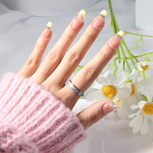 Miniatura 3 de Anillo de ansiedad para mujer, anillo de ansiedad para mujer, anillo giratorio para la ansiedad para mujer, anillo de titanio de acero inoxidable,