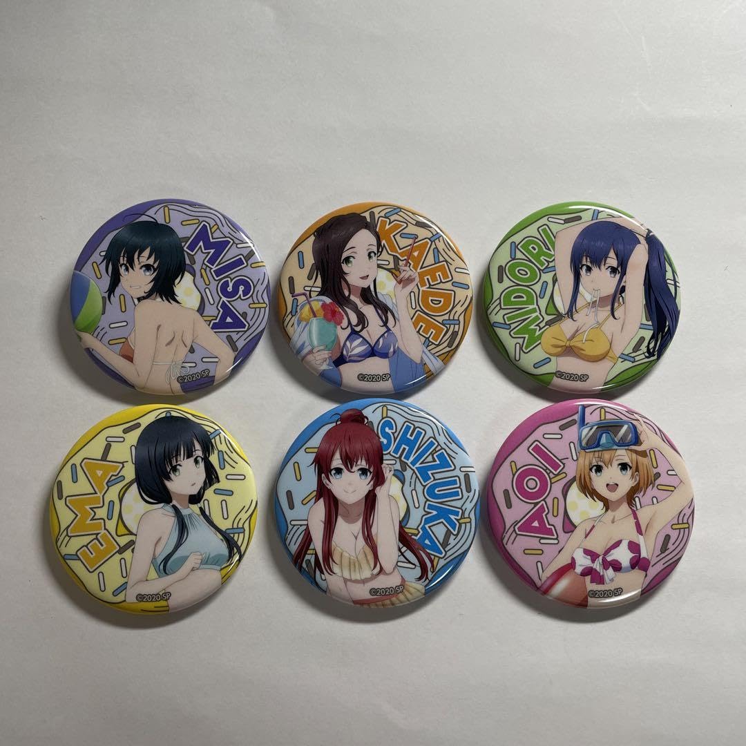 Amazon SHIROBAKO ドンキホーテコラボ 缶バッジ 全6種コンプリートセット HODV バッジ おもちゃ