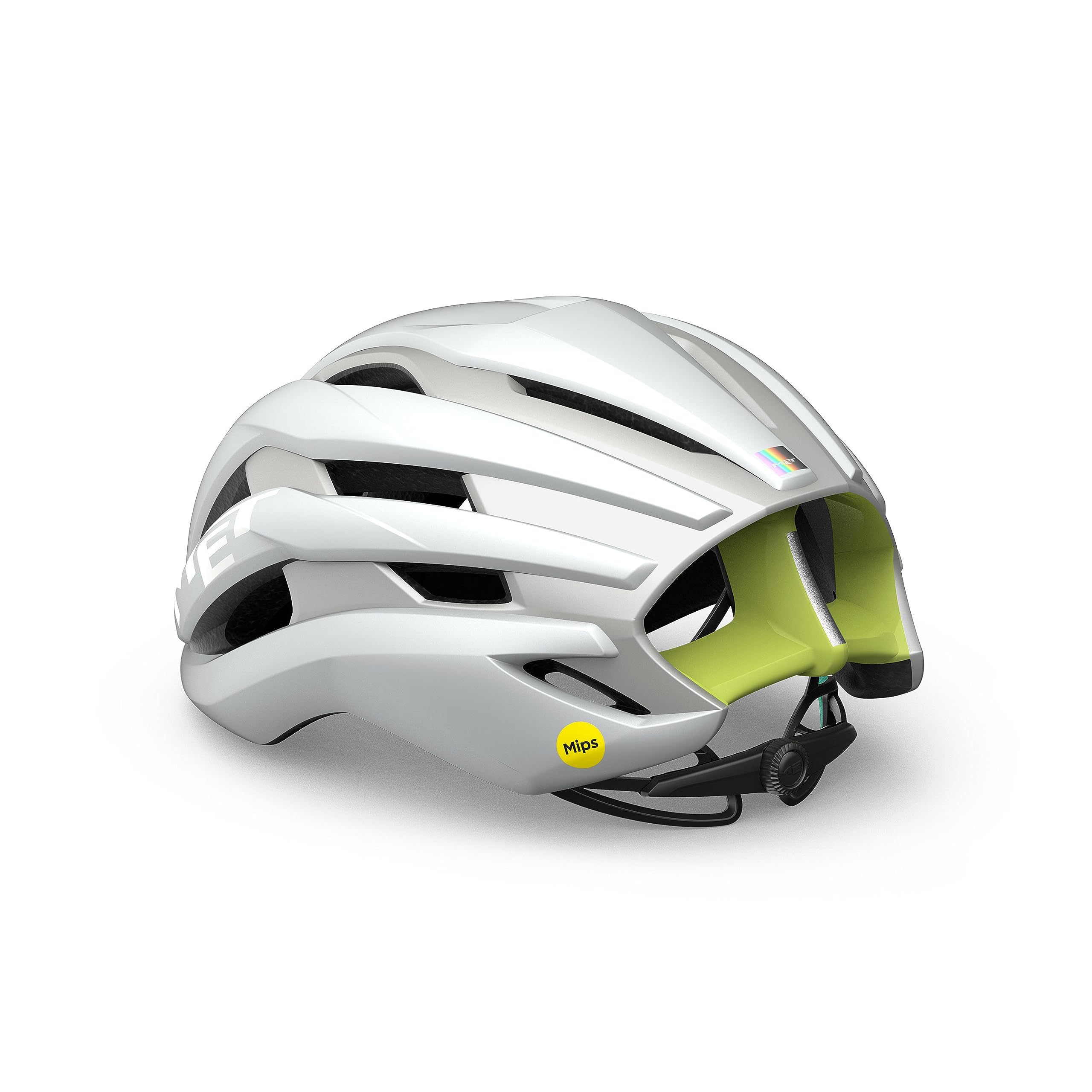 MET Trenta MIPS Bicycle Hel, Undyed White Lime Matt, M : Amazon.de 