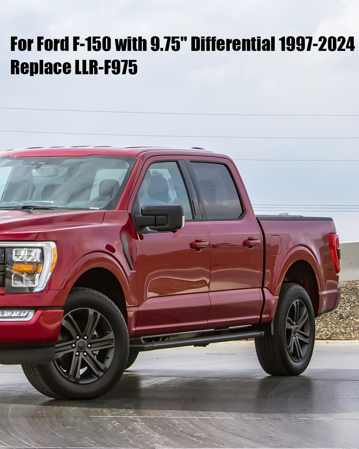 9.75" Differential Cover Gasket Fit for Ford F-150 F150 with 9.75" Differential 1997-2024 Replace LLR-F975, Rear End Gasket with Steel Core and Rubber Shell