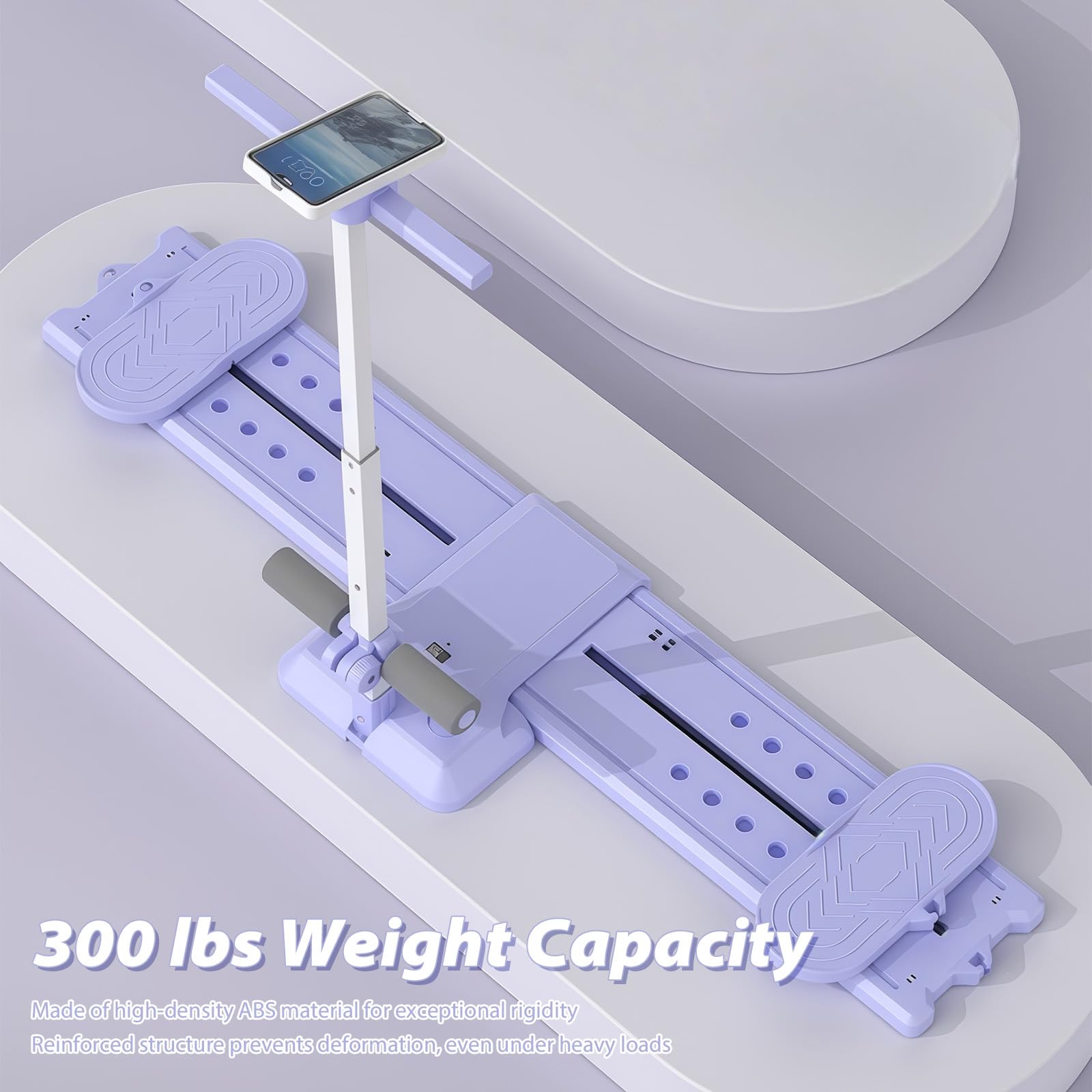 5-in-1 Ski-Maschine, Ski Trainer, Ski Simulator, Klappbarer Beintrainer, Figurformung Cardio Fitnessgerät für Zuhause, Pilates Reformer Board für Körperskulptur, Core, Gesäß und Armtraining