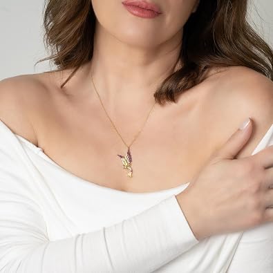 Princess Phoenix Necklace - 14 Carat Gold and 925 Carat Silver
