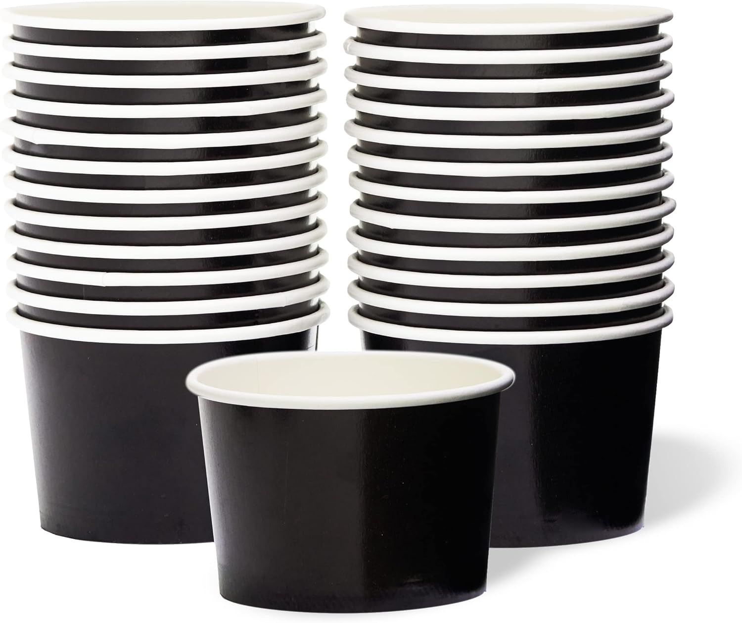 Paper Ice Cream Cups 30Count 9Oz Disposable Dessert Bowls for Hot