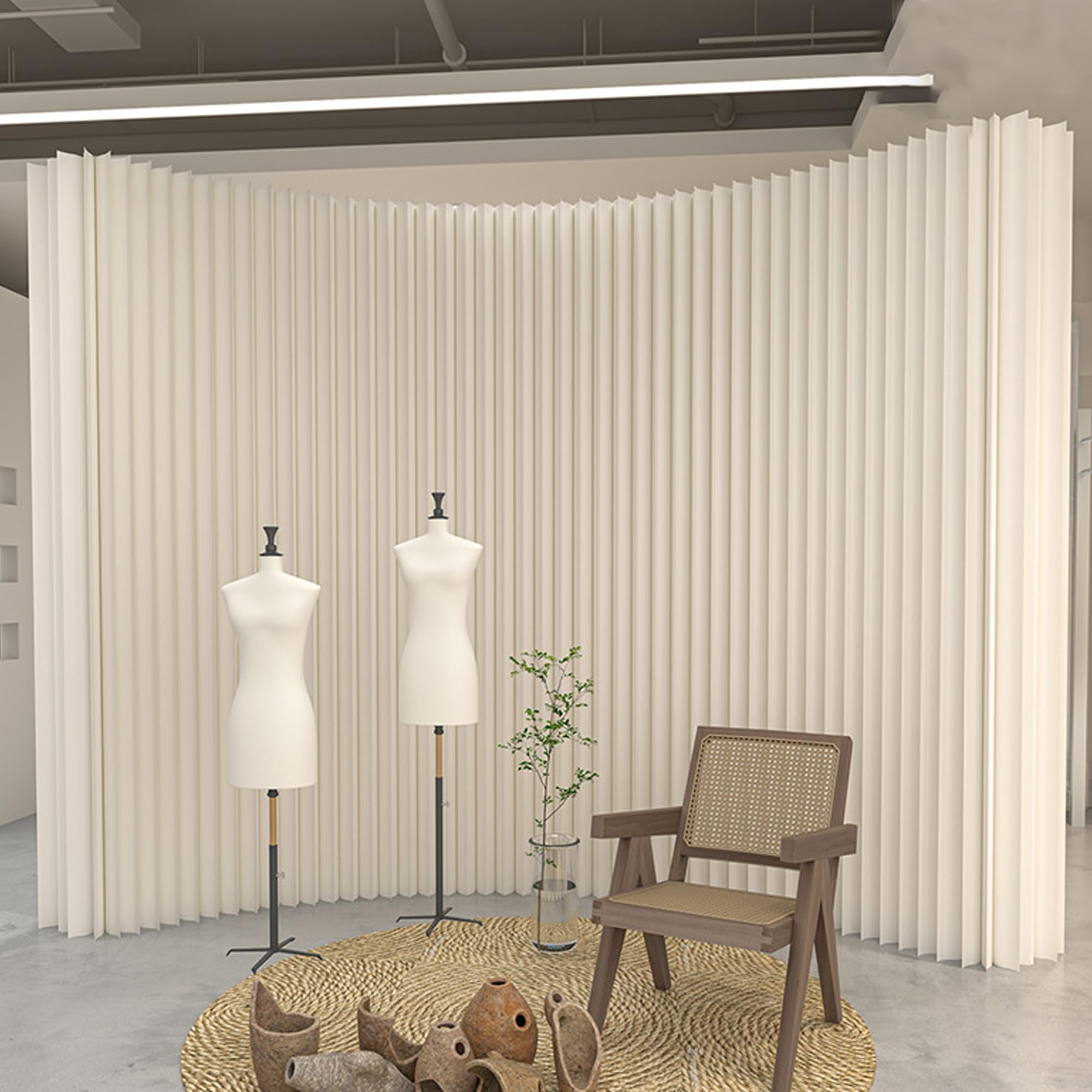 Diviseur de pièce pliant H1.8m x L2m pour bureau et salon