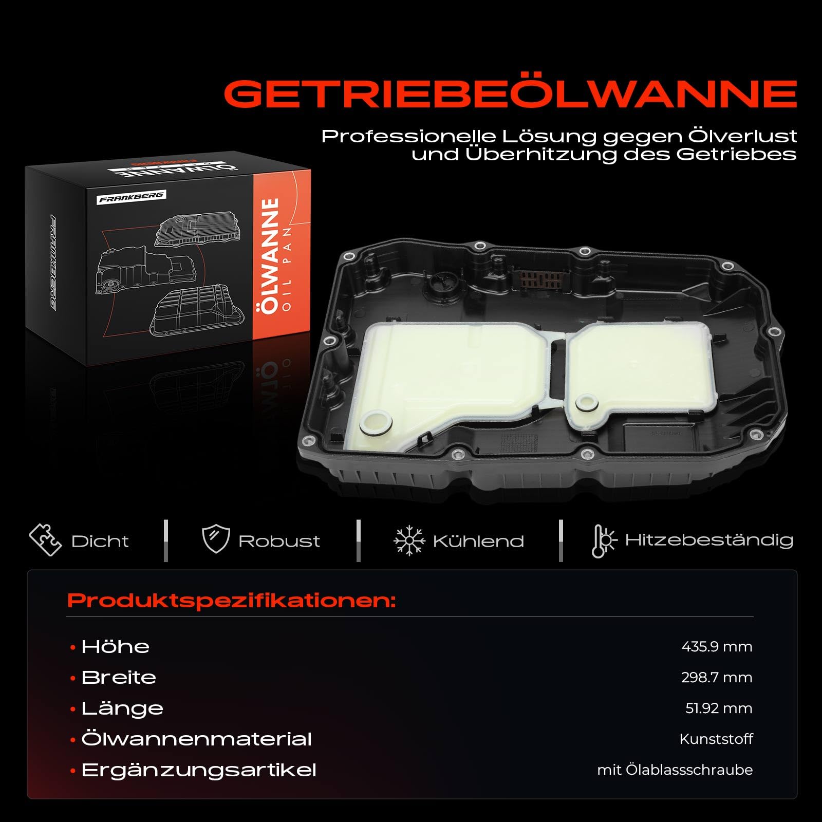Ölwanne Automatikgetriebe für C-Klasse T-Model CLS E-Klasse GLC GLE GLS S-Klasse SL SLC SLK 2011-2019 A7252703707